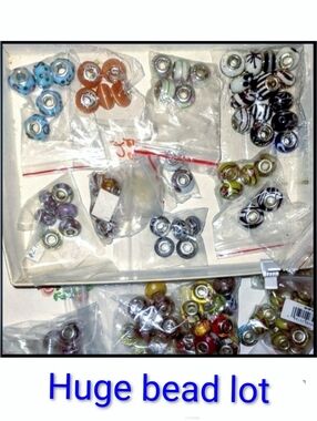 Lot Of Big Hole Beads